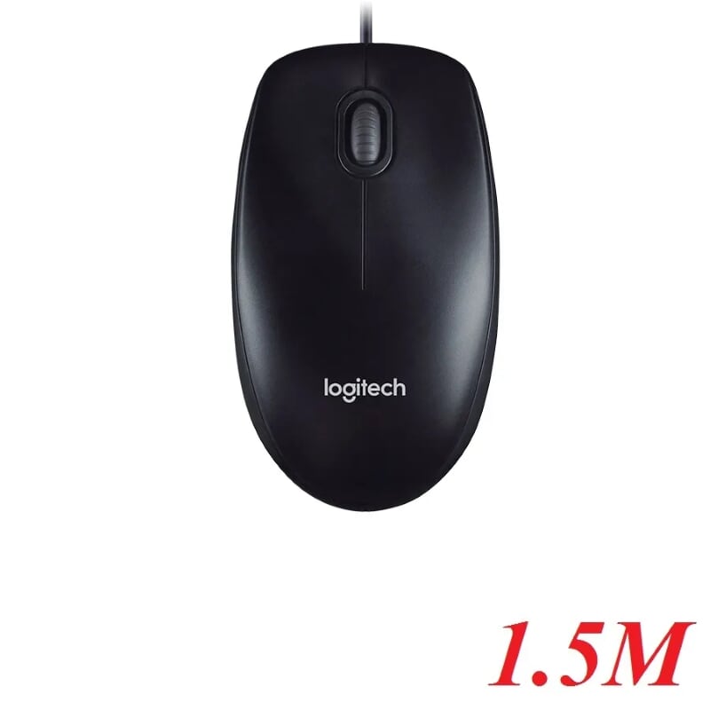 Logitech 98120 B100 chuột vi tính giắc cắm usb 1.5m (HÀNG CHÍNH HÃNG)