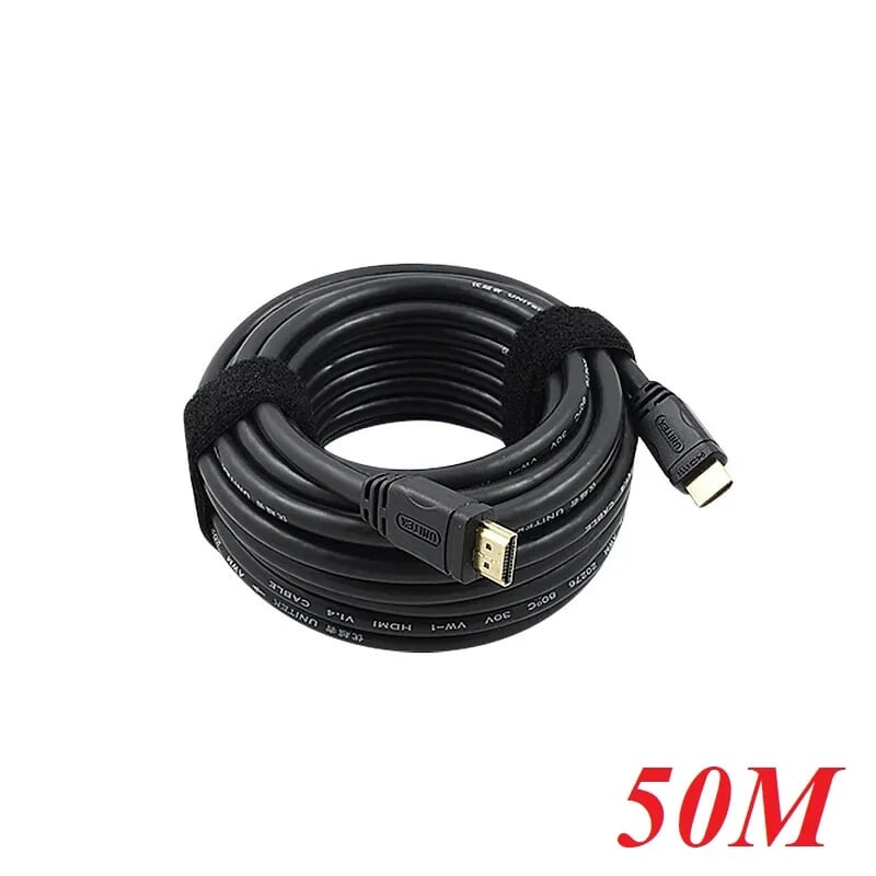 Unitek 98141 Y-C174 50M 4k Ultra HD Màu Đen Cáp HDMI chuẩn 1.4 có IC khuếch đại chống nhiễu