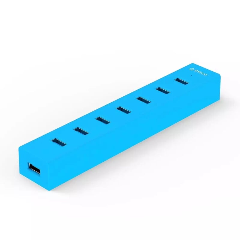 Orico H7013-U3-Ad-Bl Bộ Chia Usb Hub 7 Cổng Usb 3.0 Xanh 30Cm - 7 Ports Portable Superspeed Usb 3.0 Hub For Tablet - 97505