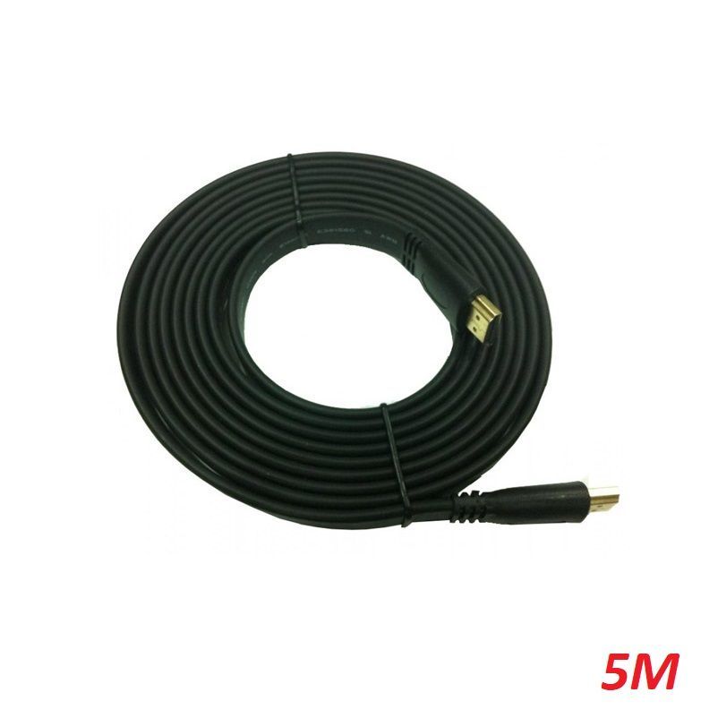 Unitek 25587 5M19A 5M Màu Đen Dây Dẹp Cáp Hdmi 1.4