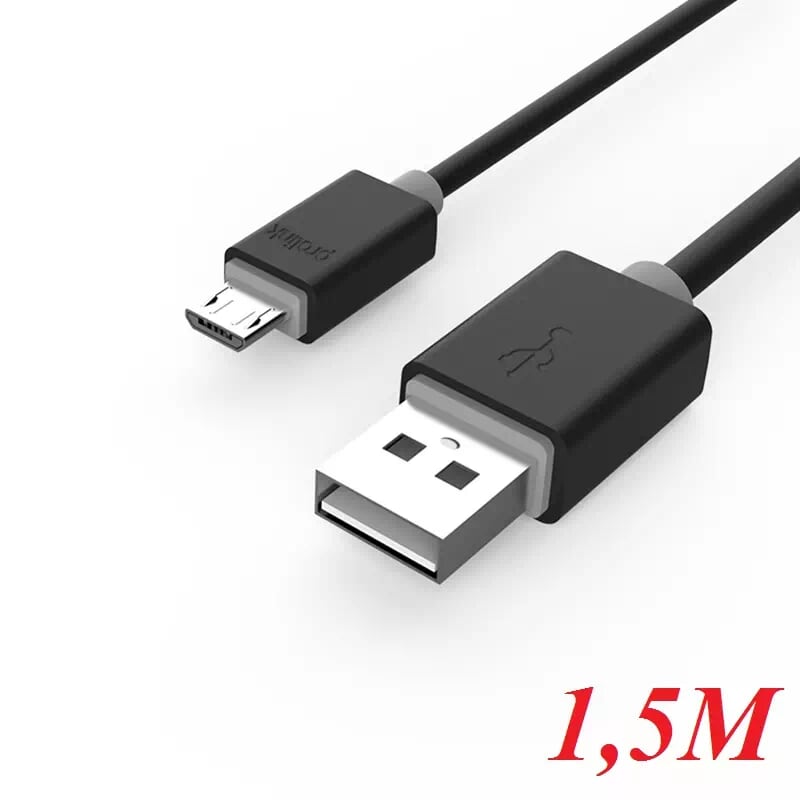 Prolink PB487 Cáp 1.5M Sạc Và Truyền Dữ Liệu Điện Thoại Android Cổng Micro Usb 2.0 Màu Đen - 97903