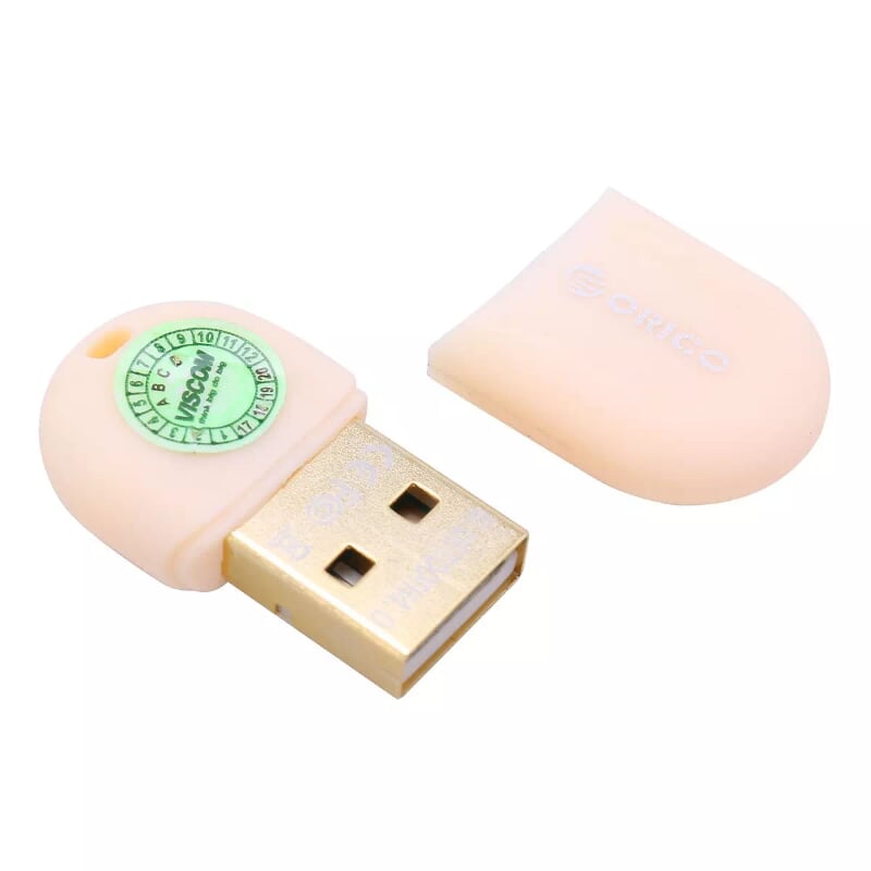 Orico Bta-408-Gd Thiết Bị Kết Nối Bluetooth 4.0 Usb Vàng Hồng - Fashionable Portable Mini Usb Bluetooth 4.0 Adapter Receiver For Laptop Desktop Pc - 98667
