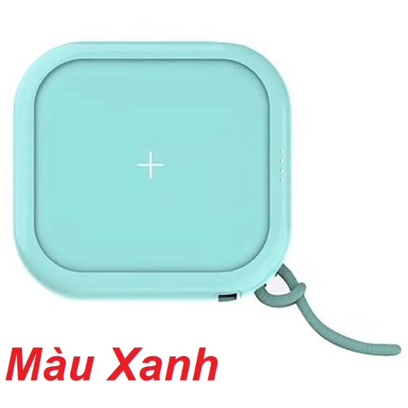 Mipow SPX01W-T-LB Sạc dự phòng không dây Cube X 10000 PD18W Version II Blue ( SPX01W-T-LB ) G