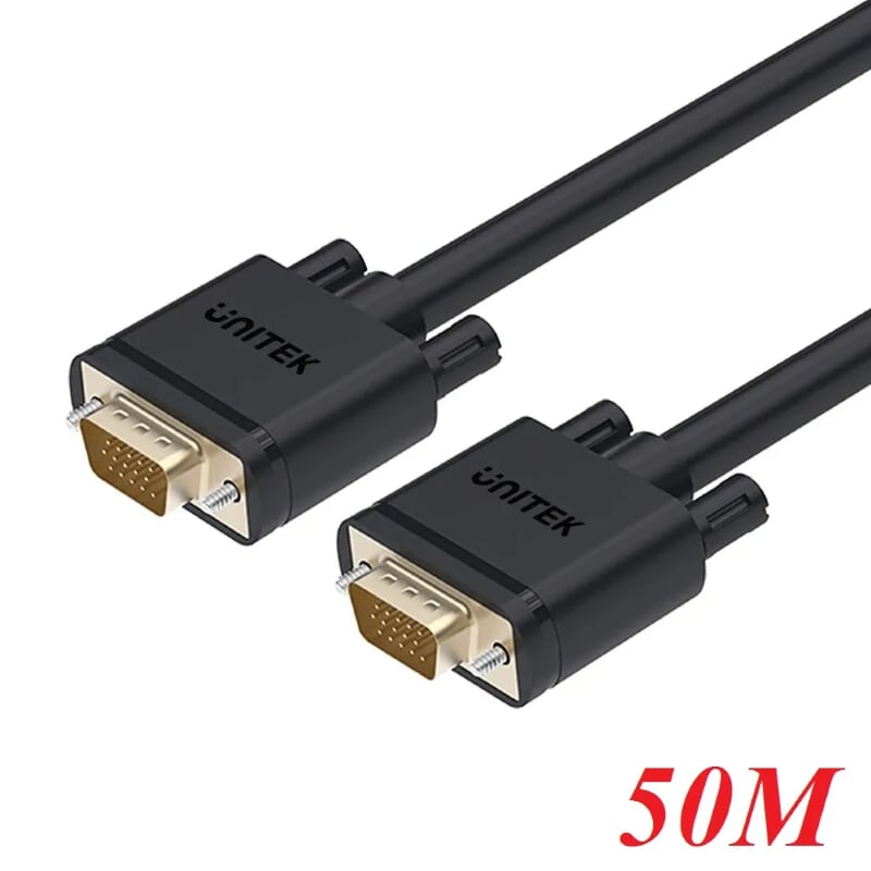 Unitek 27528 Y-C518C 50M Cáp Vga Lcd 3C+9