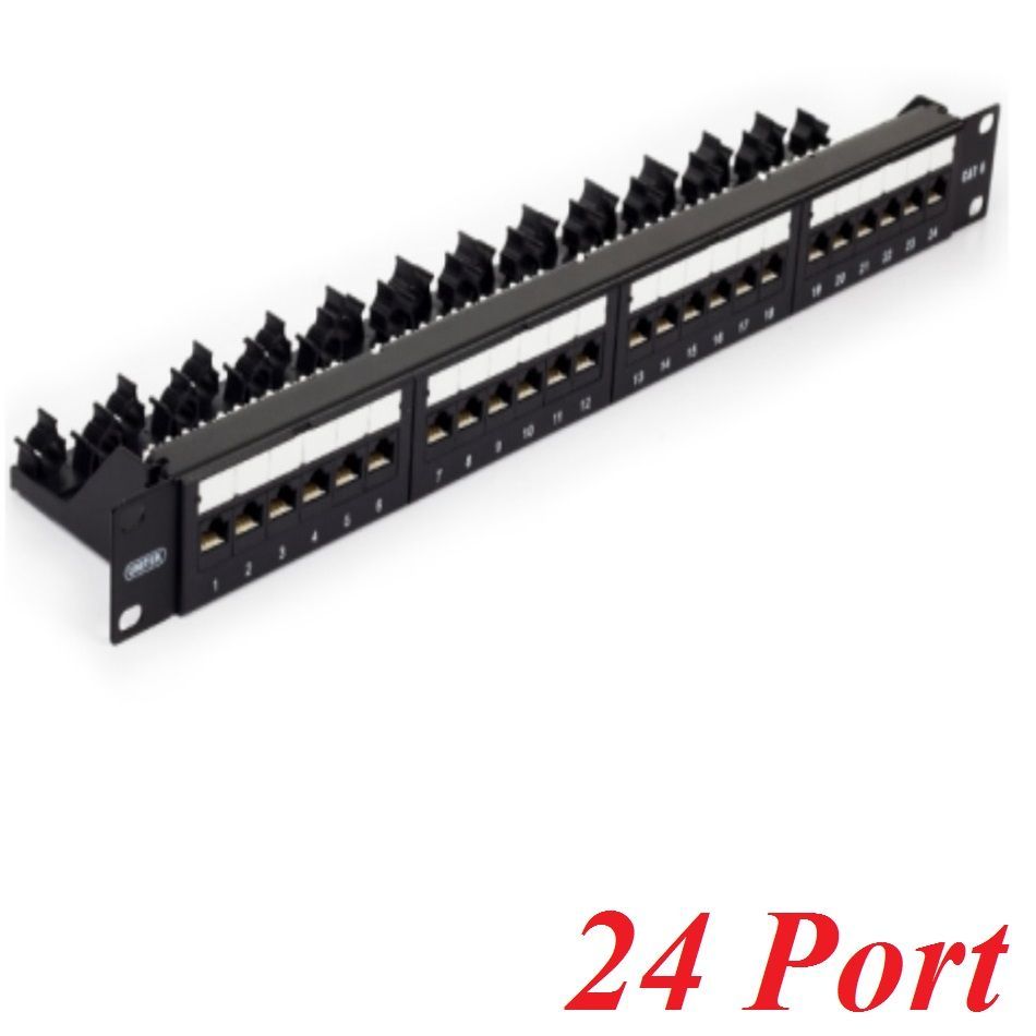 Unitek 27249 T003A Patch panel 24 Port Cat 6