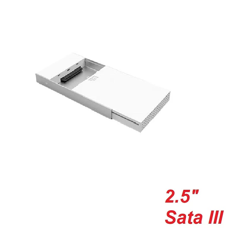 Unitek 27291 Y-3363 Type-C To Sata Iii 2.5Inch Hộp Đựng Ổ Cứng Hdd Box Màu Bạc