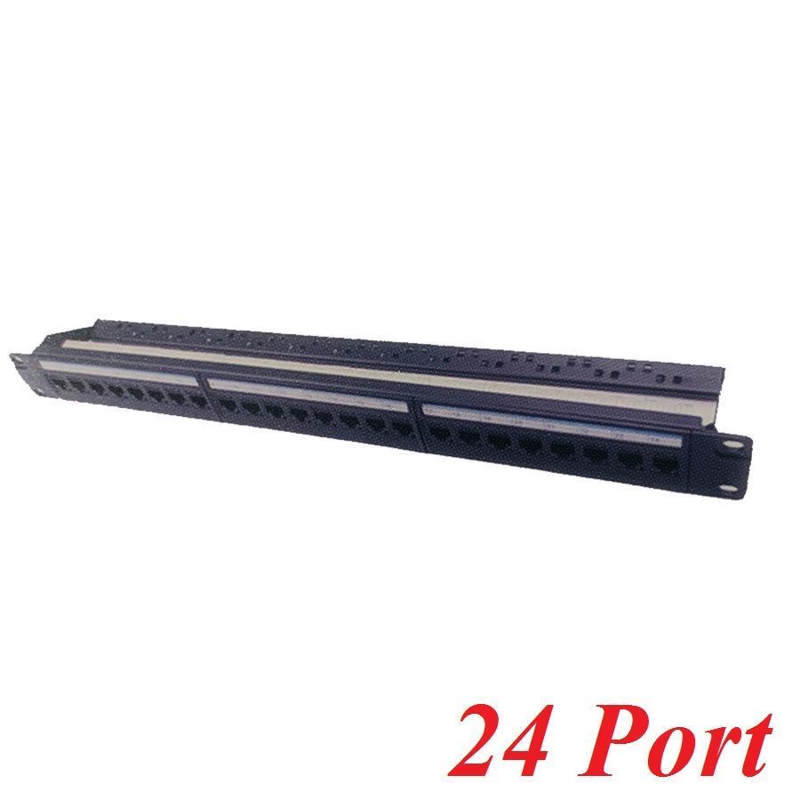 Unitek 27150 T019A Khung Patch panel 24 Port Cat 5/cat 6