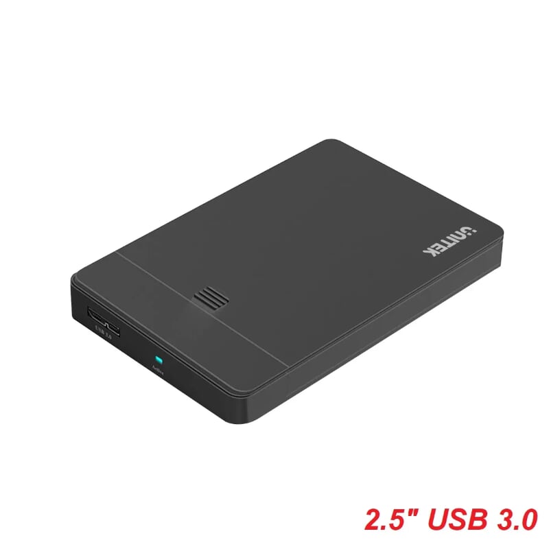 Unitek 28608 Y-3257 Box Usb 3.0 Sata 3 2.5Inch Hộp Đựng Ổ Cứng Hdd Màu Đen