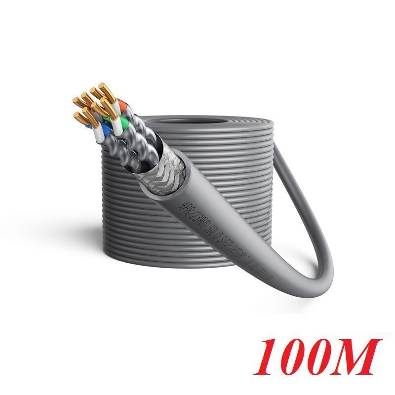 Ugreen 20516 100m CAT7 S-FTP Pure Copper Decoration Ethernet Cable box NW125