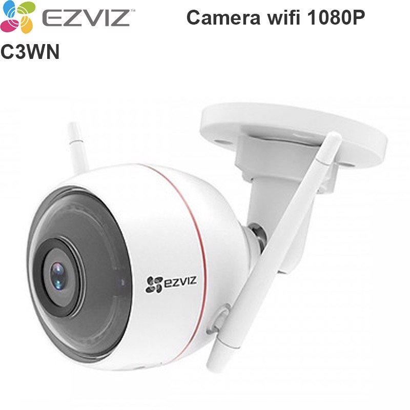 Ezviz 16816 C3WN CAMERA WIFI NGOÀI TRỜI CÓ CÒI + ĐÈN CHỚP