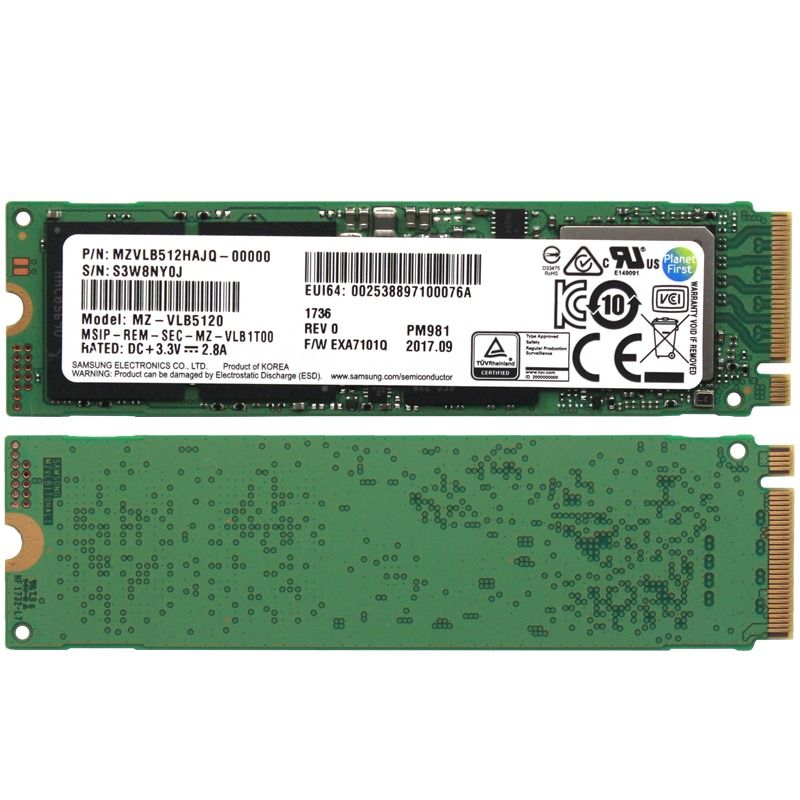 Hynix 98325 256GB  M.2 2280 PCIe Gen3 x4 NVMe SSD PC611