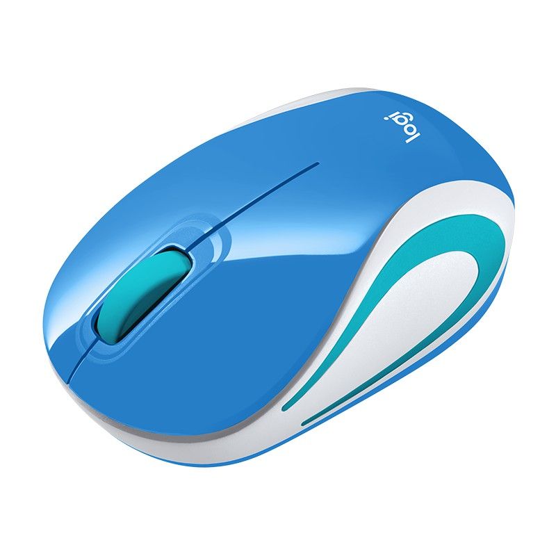 Logitech 18528 M187 Màu xanh  chuột vi tính không dây giắc cắm usb 10m
