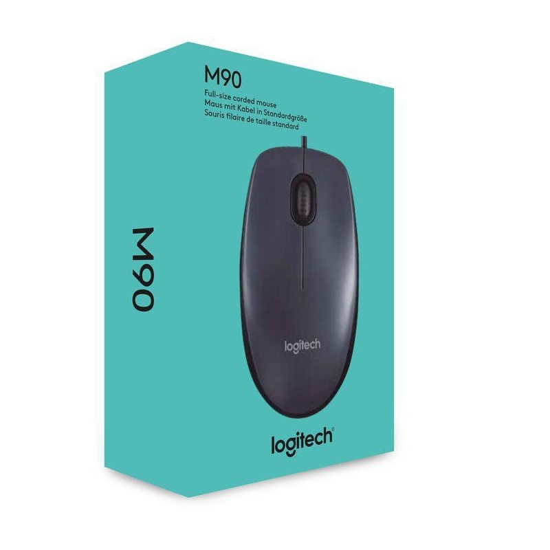 Logitech 16445 M90 màu đen chuột có dây