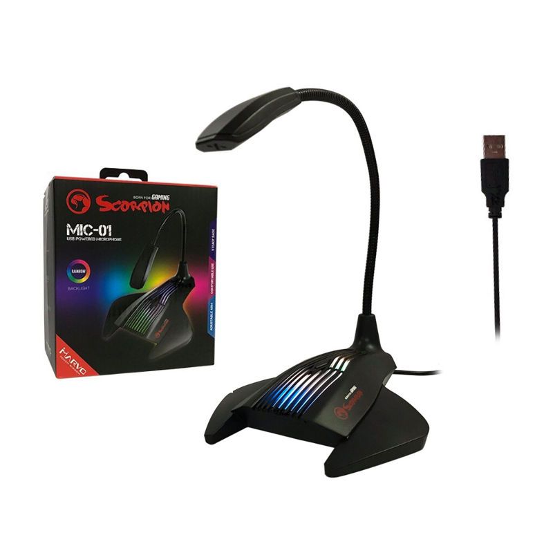 Marvo 28672 Mic 01 micro cổng usb gắn máy tính