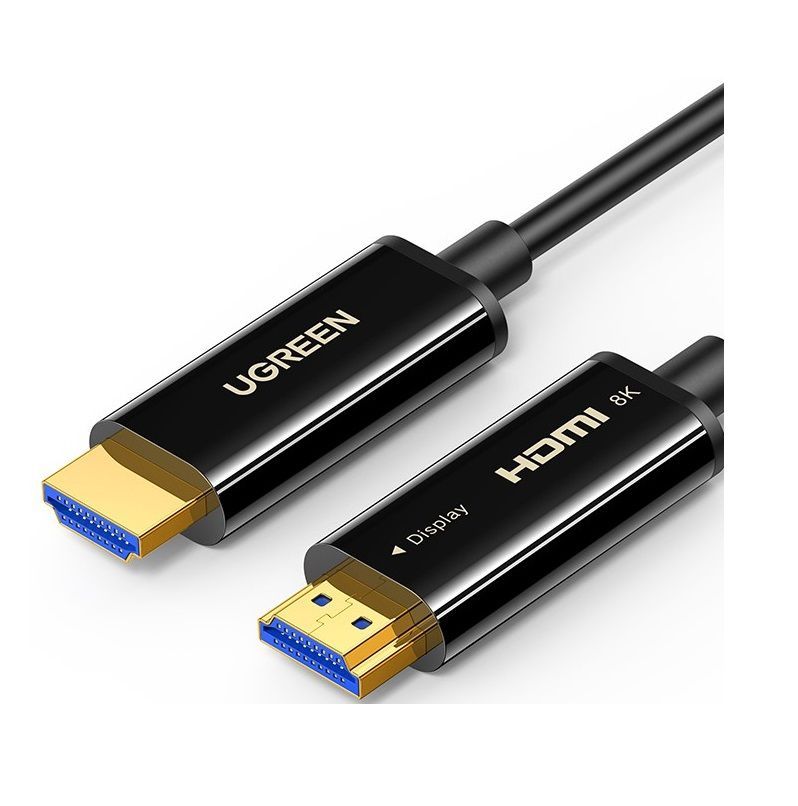 Ugreen 50400 40M 8K60Hz 4K120Hz Fiber Optic HDMI 2.1 Male to Male Cable HD141