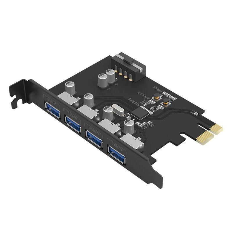 Orico 19247 PME-4U Card mở rộng 4 cổng USB 3.0  Hỗ trợ khe cắm PCI-e 3.0