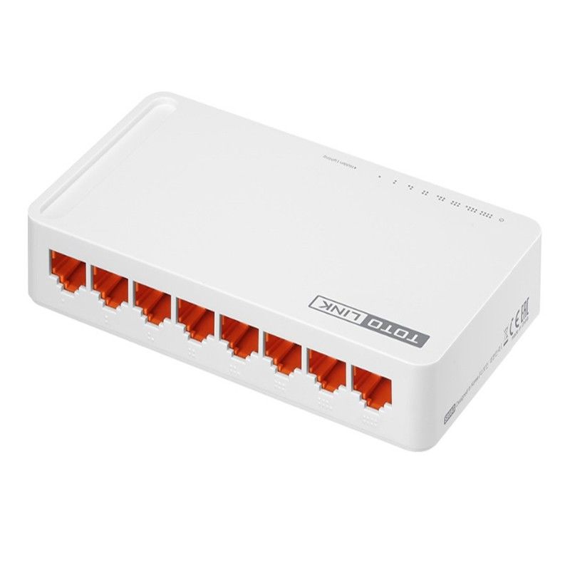 TotoLink 18092 S808   Bộ chia mạng 8 cổng Hub 8 port LAN 10/100MMbps