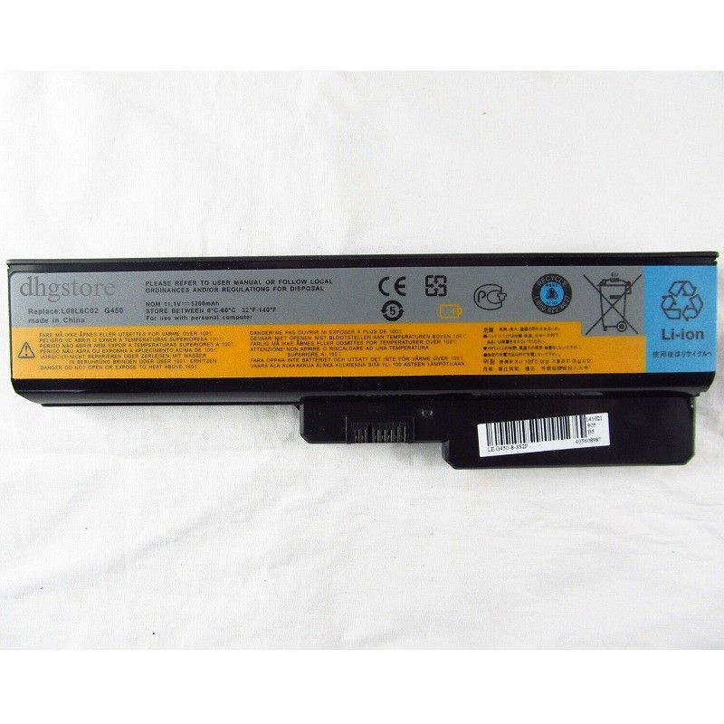 Lenovo 17640 3000 G430 G450 G455 G530 G550 G555 N500 B460 B550 V460 Z360 G360 Pin laptop
