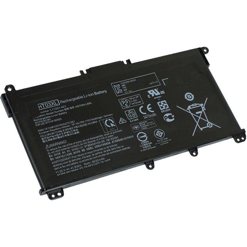 Hp 18223 HT03XL HSTNN-IB8O L11421-1C1 L11119-855 HSTNN-UB7J14-CE0014TU 14-CE0000,14-CF 15-CS 17-CA 	HP 85726 HT03XL Pin Laptop Pavilion 15-CC 15-CD 15-DA 15-DB 17-AR 17-BY 17-CA x360 14M 14CA 14CM 14CF 14B BH06 PIN LAPTOP HP