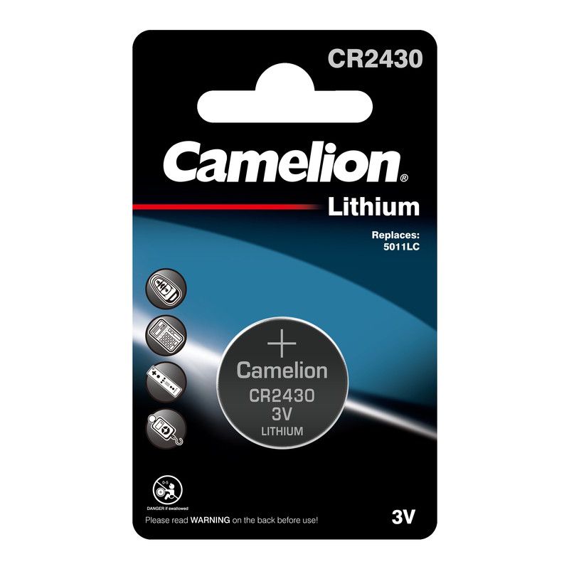 Camelion 15017  Pin CR2430 3V  Vỉ 1 viên chính hãng