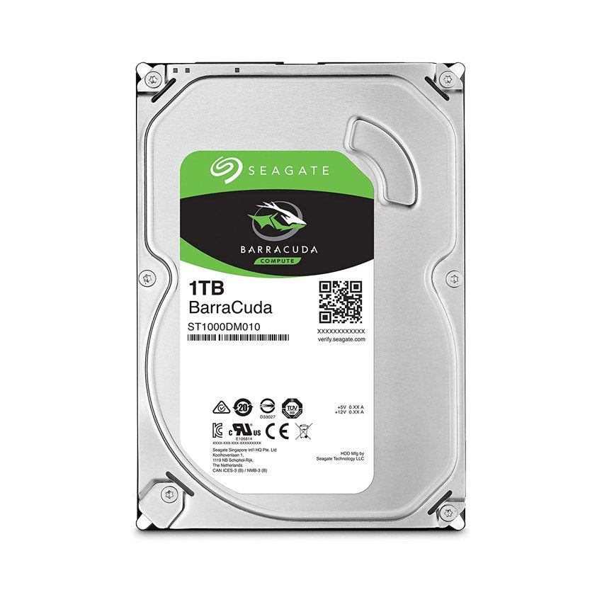 Seagate 17512 ST1000DM010 HDD  BarraCuda 1TB 3.5 inch SATA III 64MB Cache 7200RPM