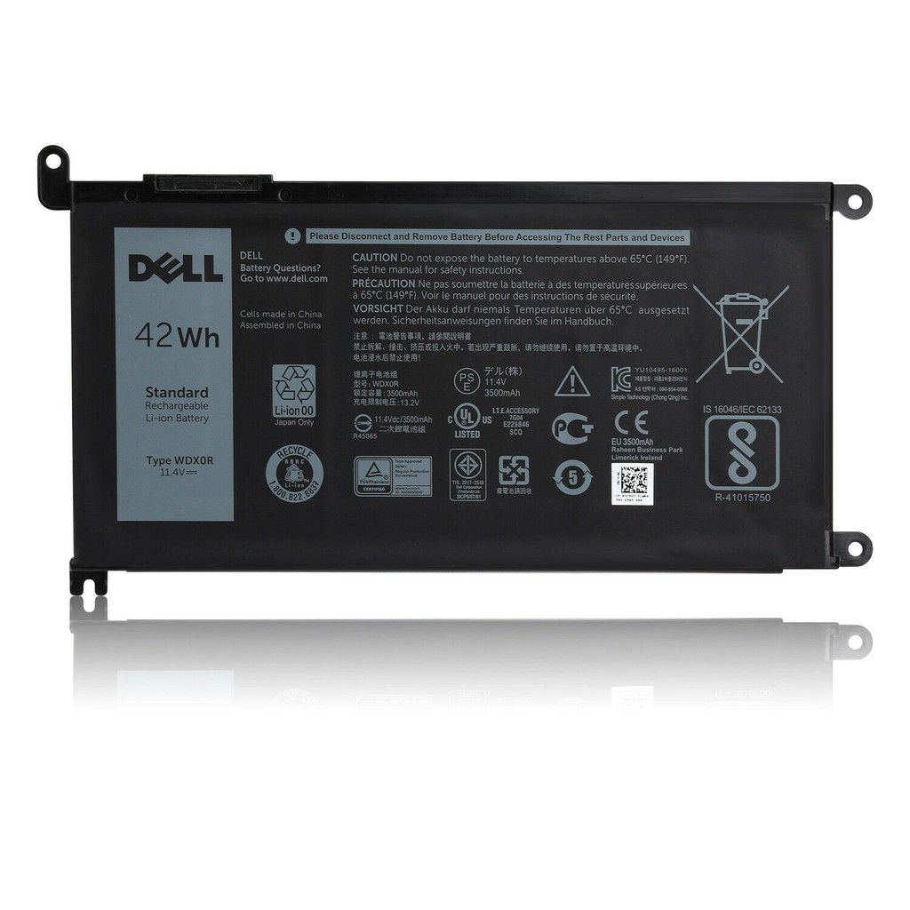 Dell 18786  5558 5567 5568 7560 WDX0R  Pin Laptop Inspiron 15