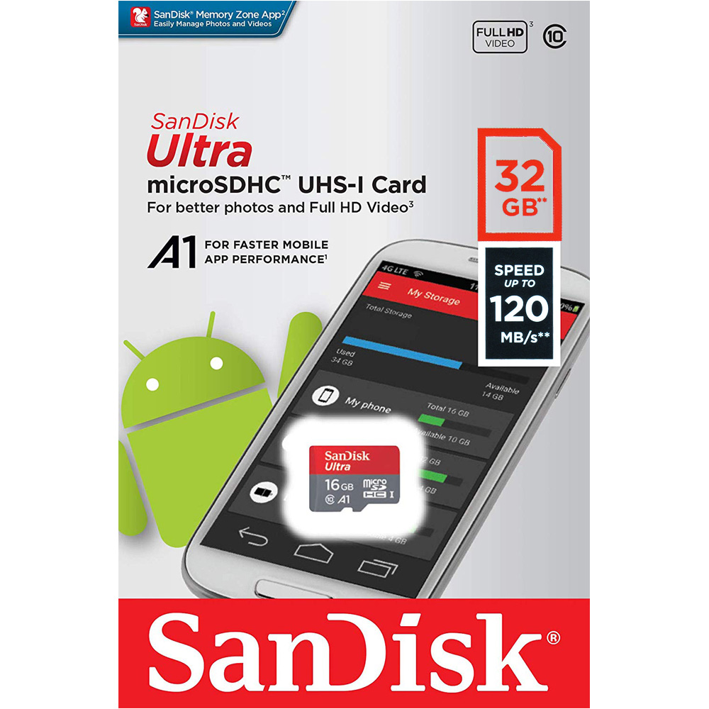 Sandisk 19212  32GB A1 ULTRA THẻ SD