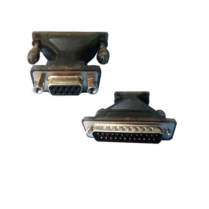 Oem 19527 DB25 DB9 Đầu chuyển đổi DB25 dương sang DB9 Rs232 âm