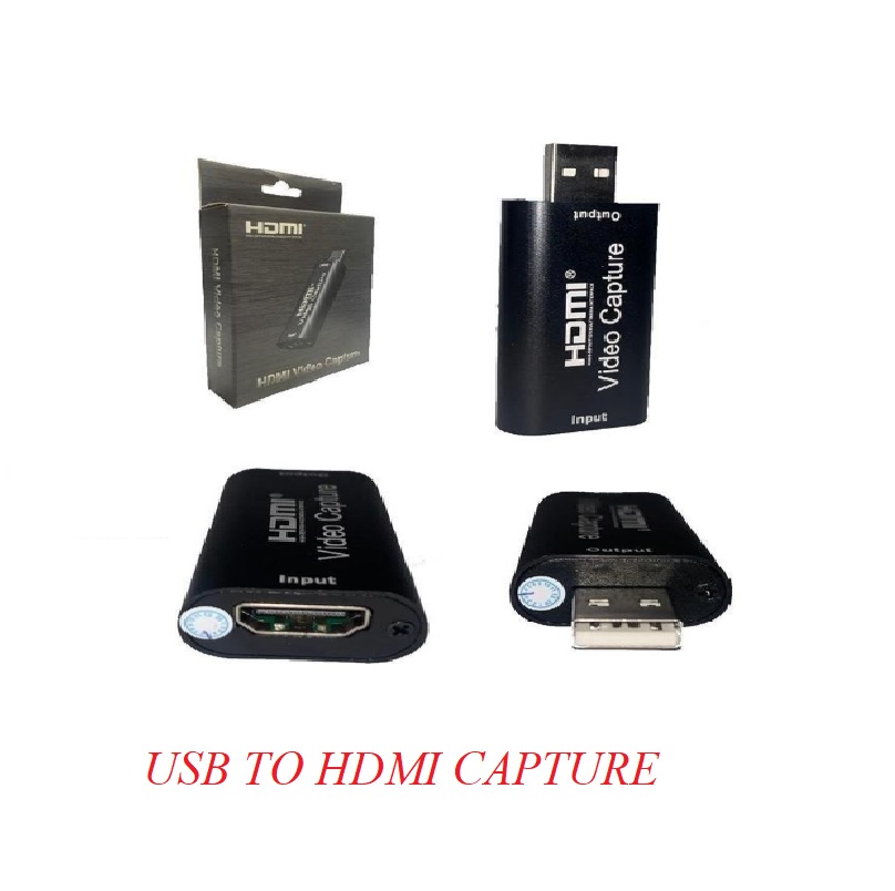 OEM DH 86087 USB TO HDMI ĐẦU ĐỔI HDMI L TO USB VIDEO CAPTURE 1AM - BB ĐEN