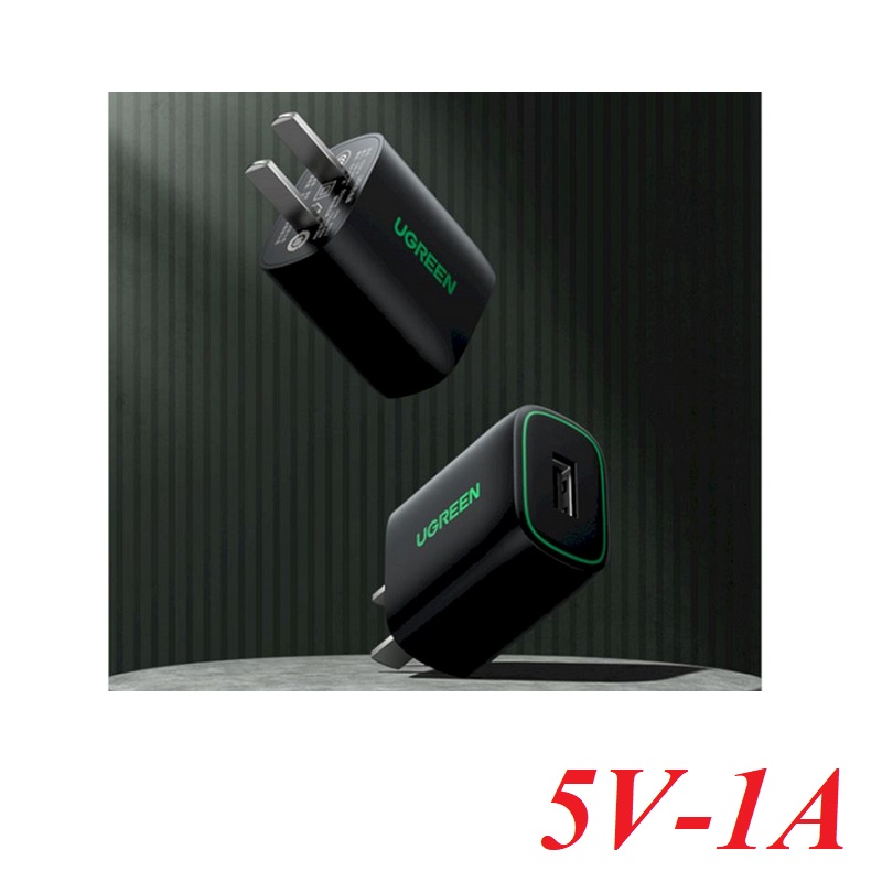 Ugreen 80911 5V 1A Fast Power Adapter Charger Universal Apple iPhone 13 / 12Promax / 11 / SE2 / XR / 8 / 7 Huawei Xiaomi Mi 11 Android Phone USB Plug cd230