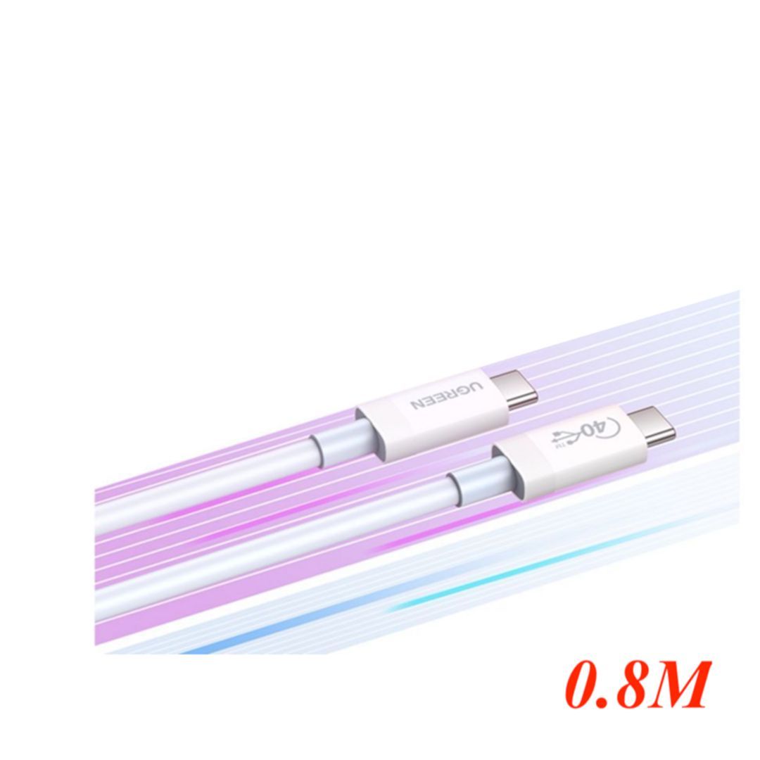 Ugreen 40113 0.8m 40Gbps USB 4.0 Charging Cable US506