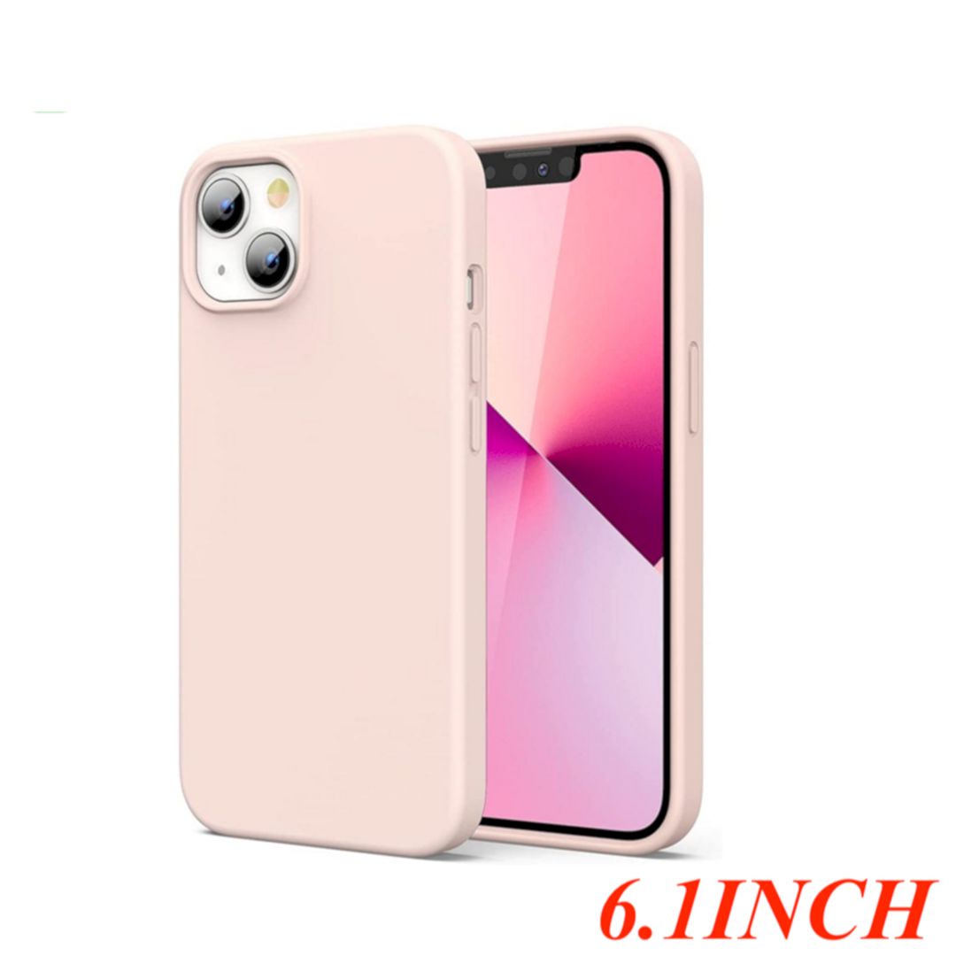 Ugreen 90256 6.1inch for iPhone 13 Light Pink Silky Silicone Protective Case LP544