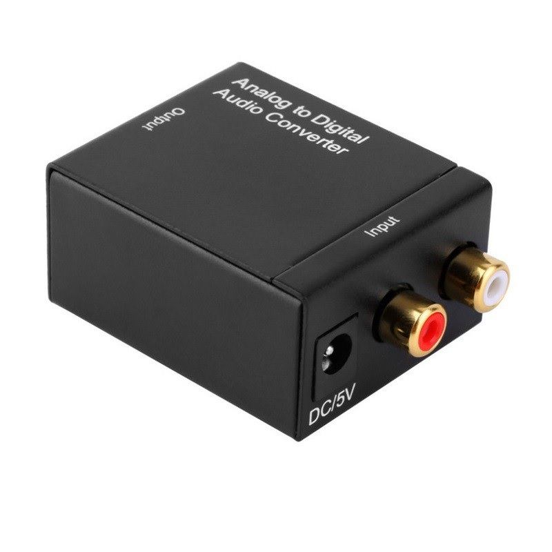 Oem-ah 17743 G02 màu đen bộ chuyển đổi av in to optical out