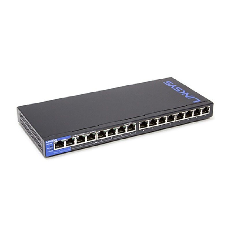 Linksys 17554 LGS116 16-port Business Desktop Gigabit Switch