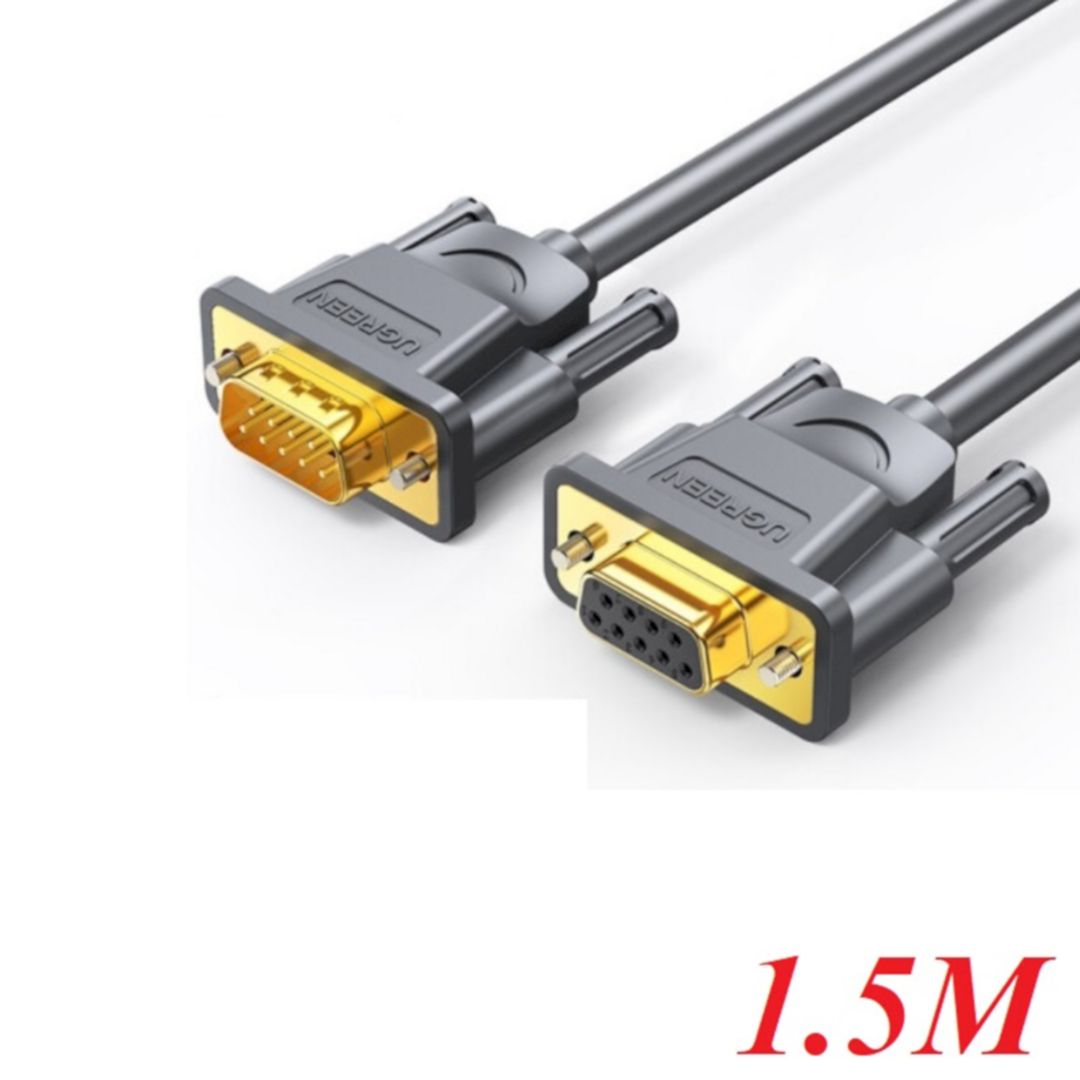 Ugreen 60308 1.5M Cross over Mode 30AWG DB9 Serial Cable Male to Male DB102