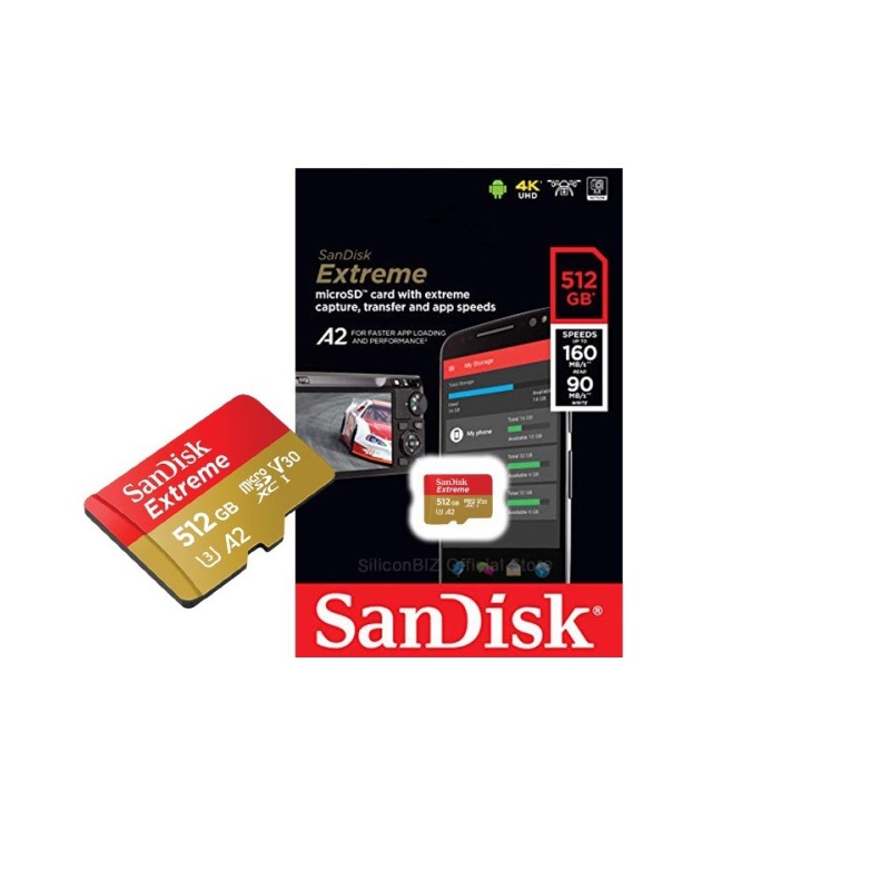 SanDisk  15737 Micro Extreme  512GB C10 V30 U3 160MB/s R