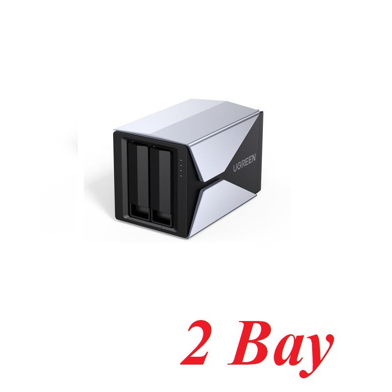 Ugreen 60640 36Tb max 2Bay 3.5inch 3.5'' Raid usb A 3.1 support Hard Drive 18TB Enclosure CM335