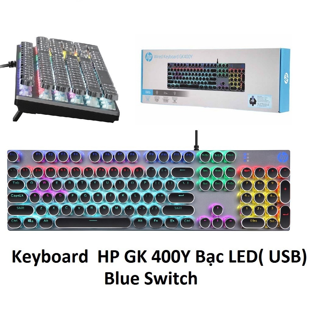 HP 16984 W9K 400Y BÀN PHÍM LED USB BLUE SWITCH
