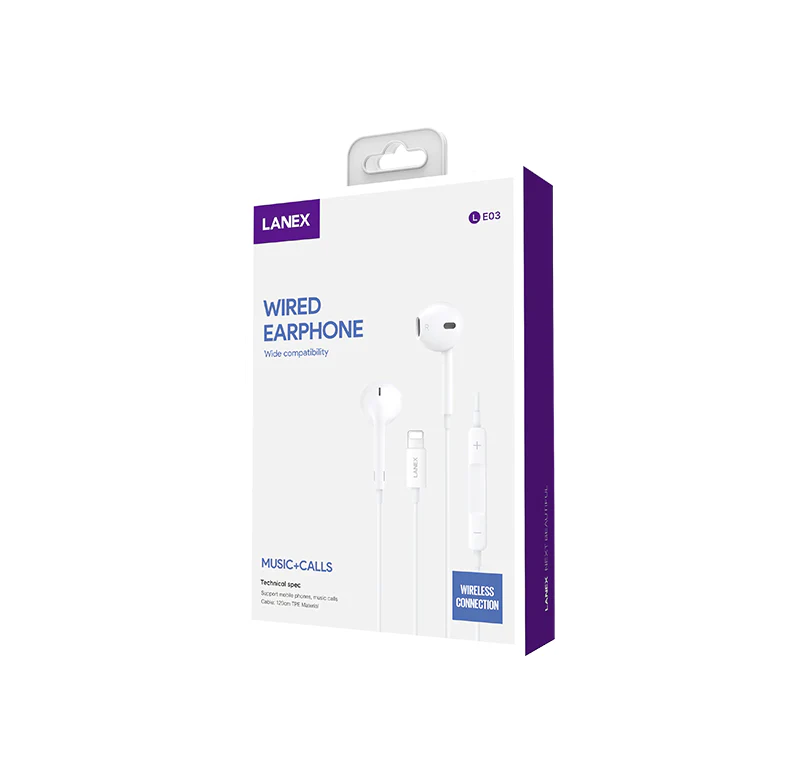 Lanex 16693 LE03 Lightning có mic tai nghe gắn điện thoại