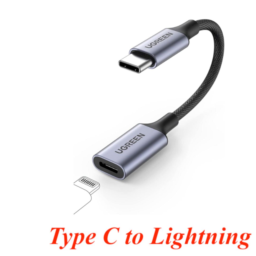 Ugreen 70953 USB type C to Lightning MFI Female Audio adapter for apple US342