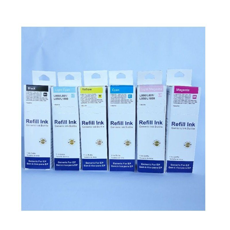 Oem 13505 UV DYE REFILL INK 100ml Vàng Mực in màu nước loại không phai