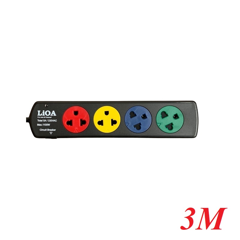 Lioa 15865 4SN3.2.5 Ổ 4SN dây 3MX2 5A, có bảo vệ bằng CB - 4SN3.2.5