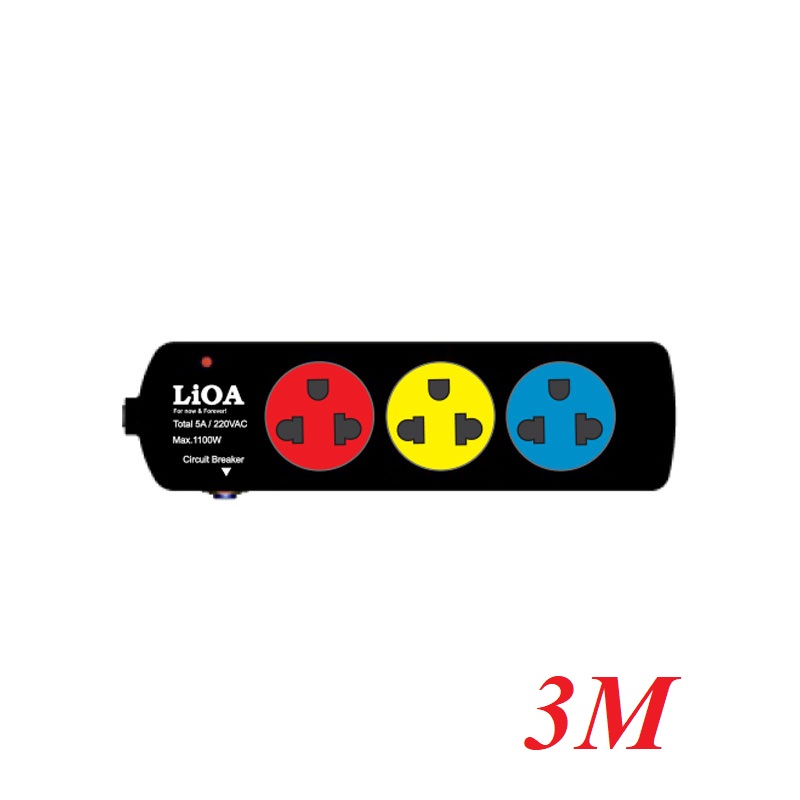 Lioa 15864 Ổ 3SN dây 3MX2 5A, có bảo vệ bắng CB - 3SN3.2.5
