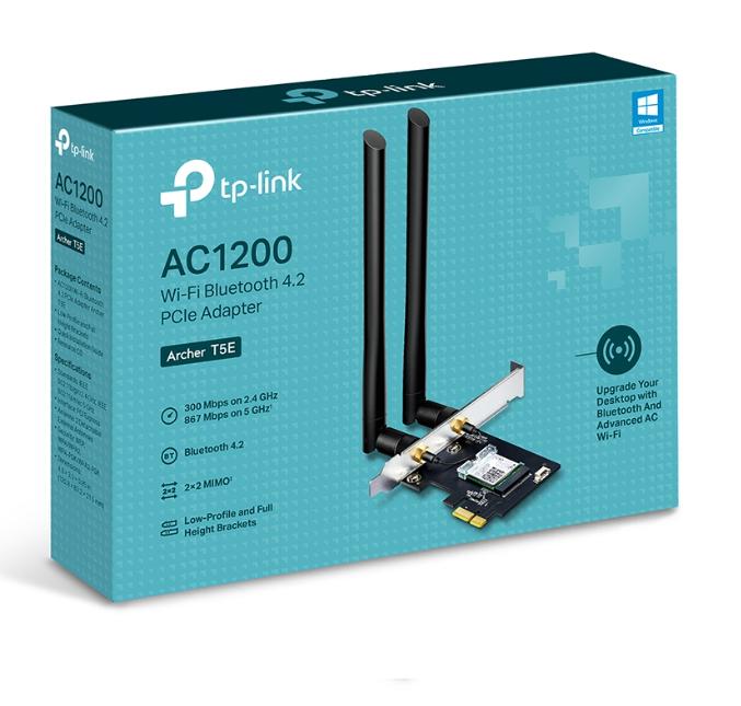 Tplink 18204 Card mạng WiFi 5 TP-Link T5E chuẩn AC1200