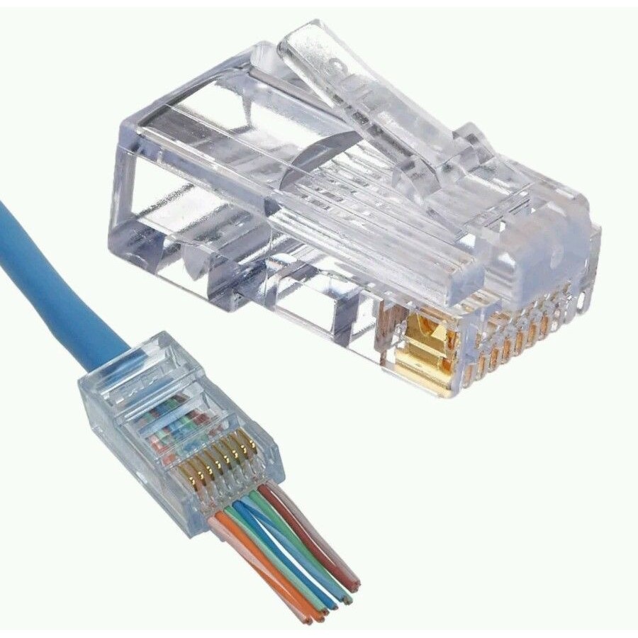 Oem-dh 15347 DOGC utp cat5e hộp 100 cái đầu bấm mạng xuyên thấu