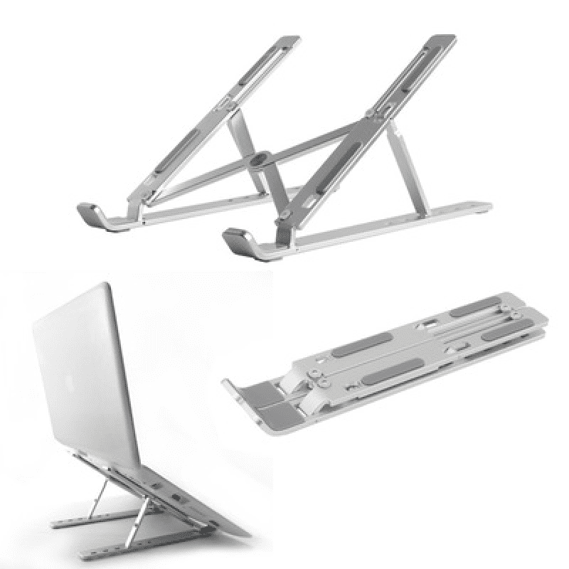 Oem 18181 Giá đỡ laptop 16 in nhôm màu bạc AA có thể điều chỉnh