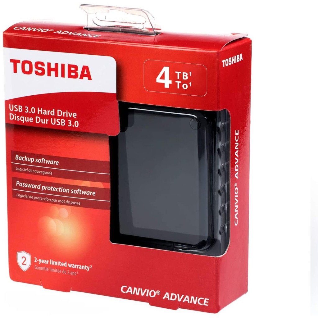 Toshiba 14545 Ổ cứng di động shiba Canvio Advance 4Tb USB3.0 ĐenTo