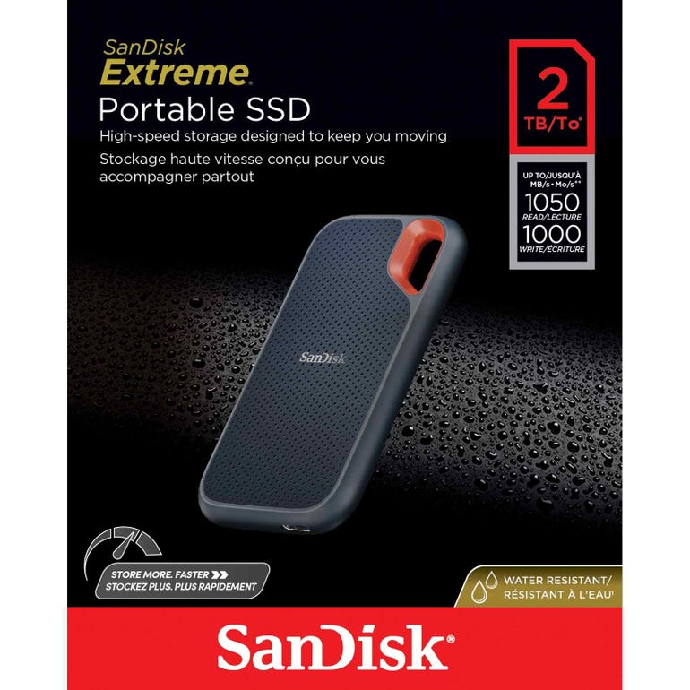 Sandisk 16007 SDSSDE61-2TB Ổ cứng di động SSD Extreme Portable