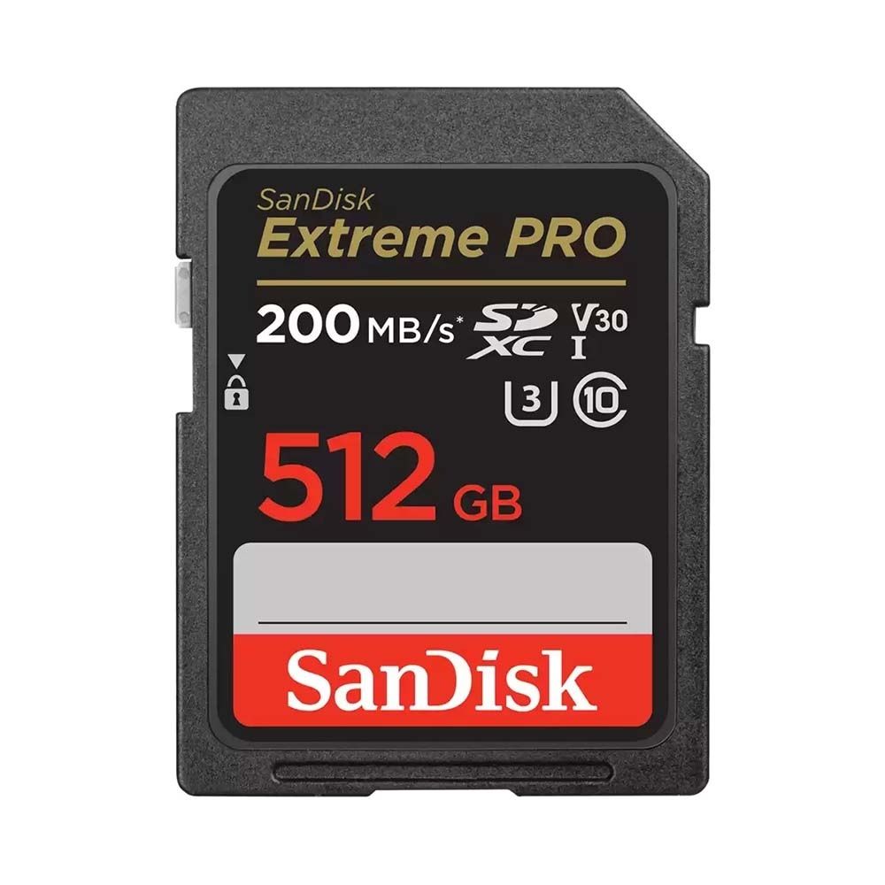 Sandisk 16086 512gb 200mb V30 thẻ nhớ SD Extreme Pro
