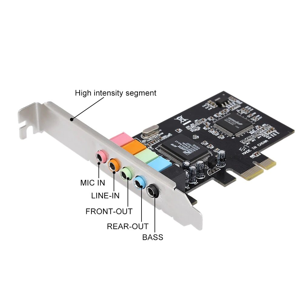oem-dh 12528 Card chuyển đổi PCI Express to Sound 5.1